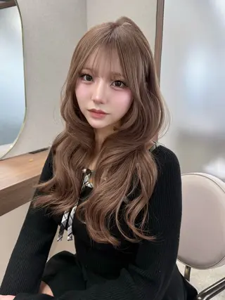 ロング 豊嶋 未来のヘアスタイル