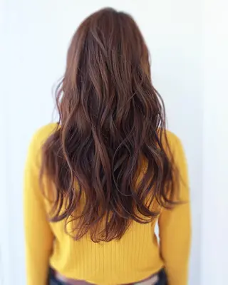 ロング 菅野 恵のヘアスタイル
