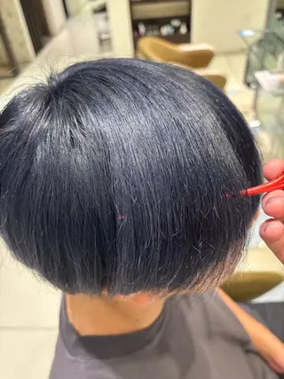 ショート カラー EARTH北上店所属・０分パーマ/ メンズパーマ藤原海斗のヘアスタイル