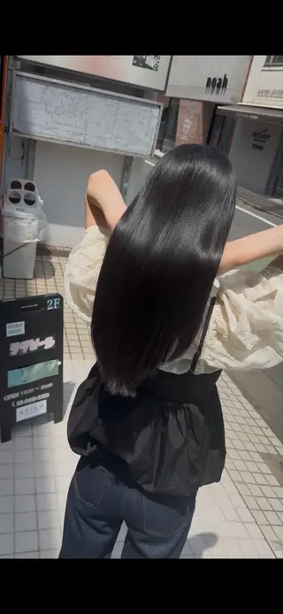 ロング ⭕️縮毛矯正×艶髪 /賀川サトシ⭕️のヘアスタイル