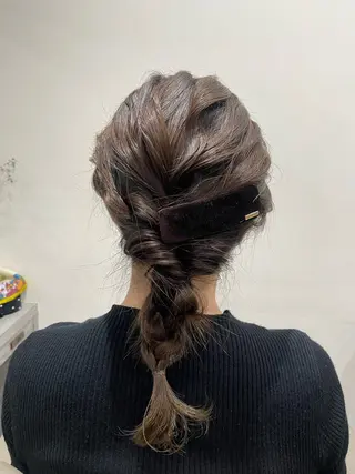 ミディアム 韓国風パーマ/ヘア セット/店長みづきのヘアスタイル