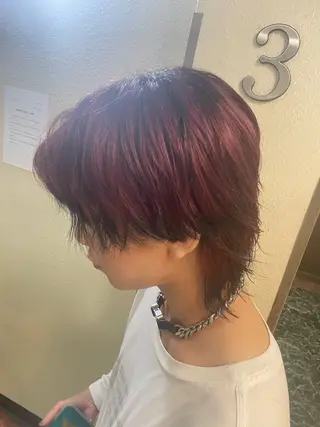 カラー メンズ 🩵ハイトーン/ レイヤーYUZU🩵のヘアスタイル