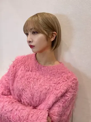 ショート カラー Aster 店長 れおん✂️のヘアスタイル