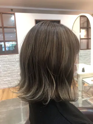 ミディアム カラー Cecil hair 沖縄小禄２号店所属・RYO ☆のヘアスタイル