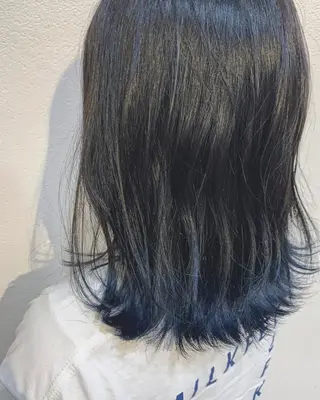 ミディアム カラー Lolonois梅田 /Okazaki:)のヘアスタイル