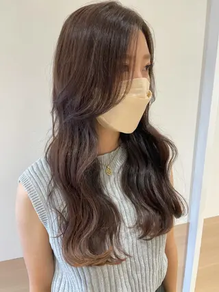 ロング カラー 天野 瑠真のヘアスタイル
