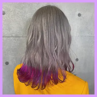 ミディアム 髪質改善/ブリーチ /長山遼太郎のヘアスタイル