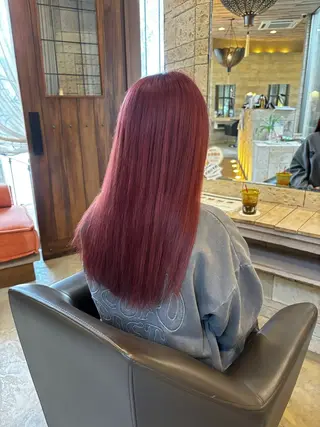 セミロング 透明感カラー/ レイヤー/箕浦 稜真のヘアスタイル