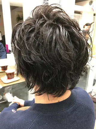 ミディアム イシイ リョウヘイのヘアスタイル