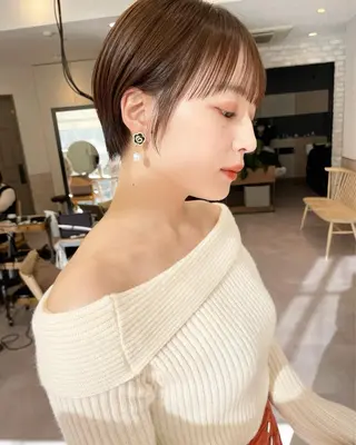 ショート ゆい 似合わせカットのヘアスタイル