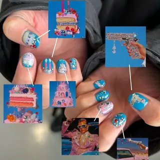 ショート ｵｵﾀｹ ﾚｲﾅのネイルデザイン