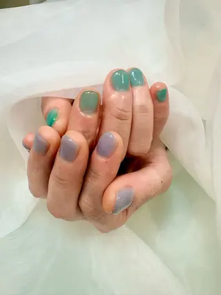 ショート イレジスティブル ネイルズのネイルデザイン