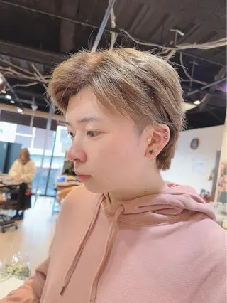 カラー メンズ 髪質改善&ストレート ✂︎鈴木青樹のヘアスタイル