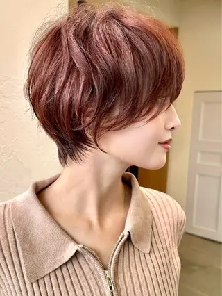 ショート カラー ⭐️ショート/ボブ/ 艶カラー/りょうがのヘアスタイル