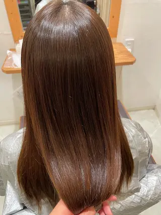 ロング 式部 由美子のヘアスタイル