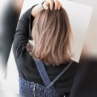 ミディアム カラー パーマ ヘアアレンジ メンズ キッズ ネイル マツエク・マツパ 圧倒的なクォリティ✨ waku 岡崎店のヘアスタイル