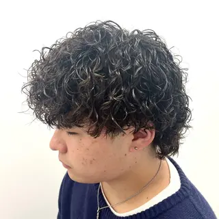 パーマ メンズ 柏メンズカットパーマ NO.1タイチのヘアスタイル