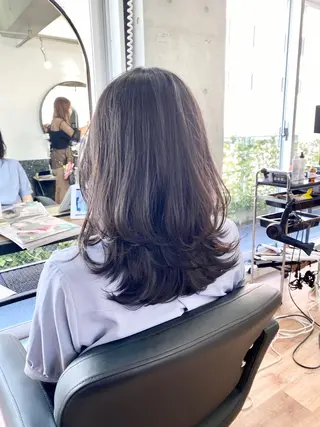 ミディアム 似合わせレイヤー 🇰🇷荒木洋文のヘアスタイル