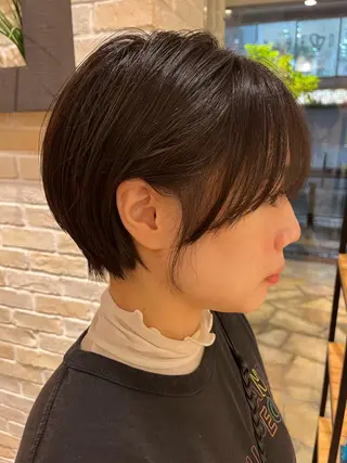 ショート ⬛️⬜️髪質改善⬛️ ⬜️藤川慎太郎のヘアスタイル