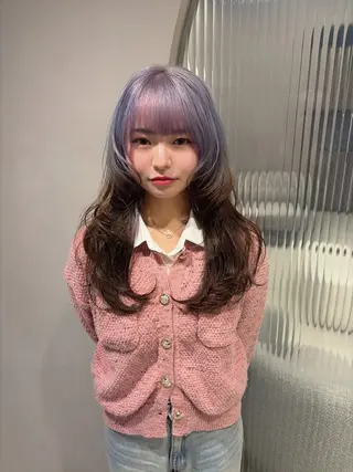 ロング カラー 【透明感カラー】 harunaのヘアスタイル