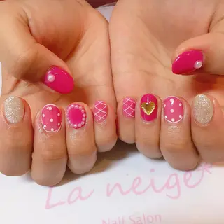 ネイル La neige* yuki 🐩🌙のネイルデザイン