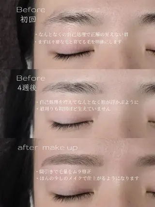 アイブロウ 緑橋 眉毛 まつげ  níma 酒井のマツエク・マツパデザイン