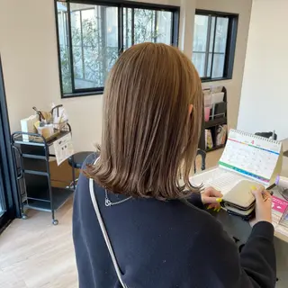 ミディアム カラー 鍵谷 公宏のヘアスタイル