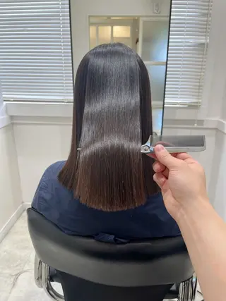ロング 全席個室美容室 髪質改善/レイヤーのヘアスタイル