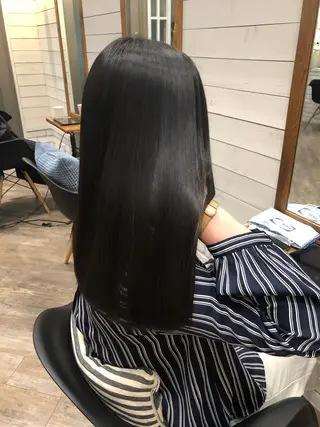 ロング ✨透明感ケアカラー✨ 長野ゆきなのヘアスタイル