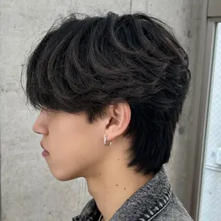 メンズ 池袋/韓国メンズヘア ❤️💙軸丸みうのヘアスタイル