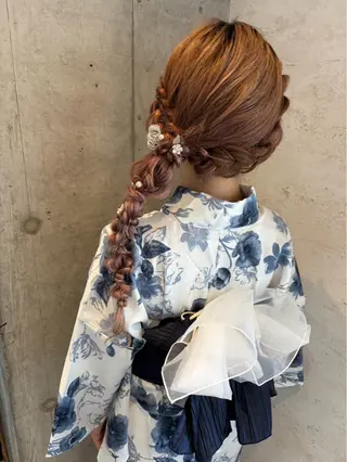 ロング ヘアアレンジ 美髪× ヘアセット✨Araiのヘアスタイル