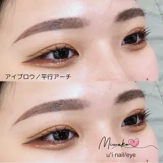 アイブロウ u’i アイリストのマツエク・マツパデザイン