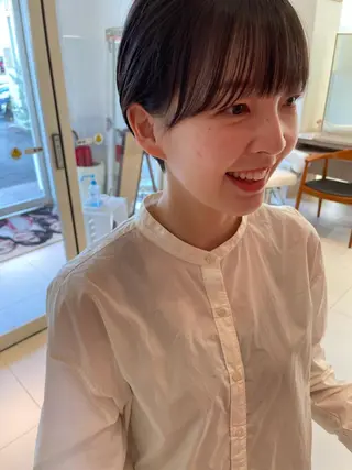 ショート 鶴岡で縮毛矯正なら お任せ！ハヤシナオミのヘアスタイル