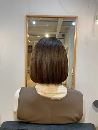 ミディアム 長瀬 友樹のヘアスタイル