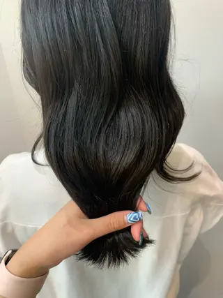 ロング 🌷ラベンダーピンク 顔まわり🌷ねいろのヘアスタイル