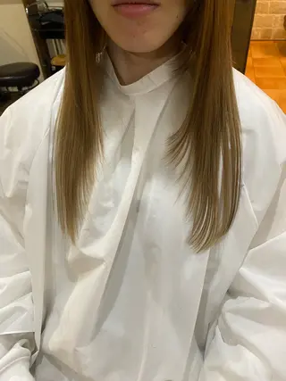 ロング Hair & Eyelash Riche所属・肥田 夕蘭のヘアスタイル