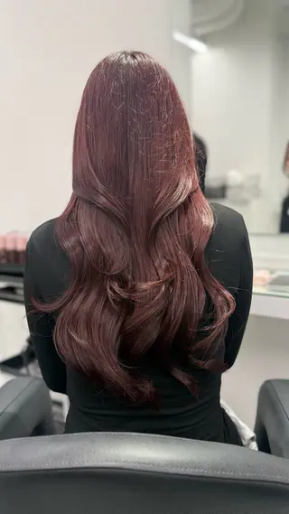 カラー ブリーチなし透明感 💗RYOTAのヘアスタイル