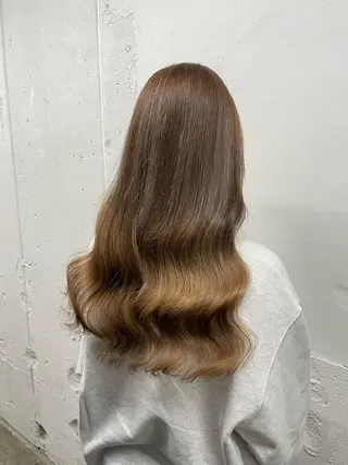 ロング カラー 🧡艶髪ちゅるん髪 🫧🧡YUKI❄️のヘアスタイル