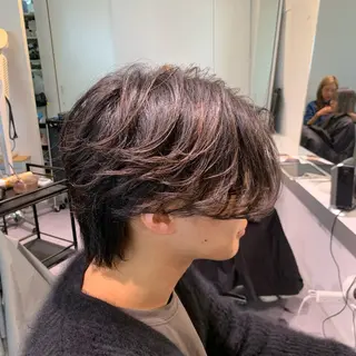 パーマ メンズ 濱口 健慎のヘアスタイル