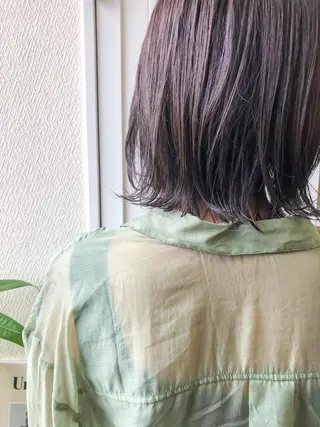 ミディアム カラー 小木曽智美 /ボブ/ショートのヘアスタイル