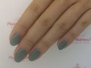 ネイル ネイルリボン 受付スタッフのネイルデザイン