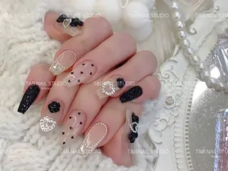 ネイル 渋谷T&B りお ロング無制限中💫のネイルデザイン