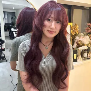 ロング 美容室ORIKA AI レイヤーカットのヘアスタイル
