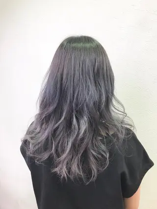 カラー ダブルスキルエクステ /羽エクステ白石宇由のヘアスタイル