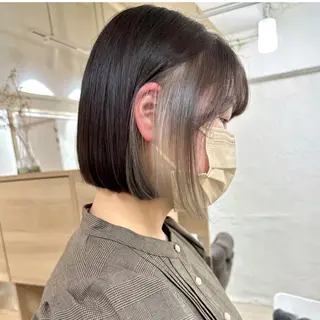 ショート カラー 銀座No.1髪質改善 縮毛矯正/本木のヘアスタイル