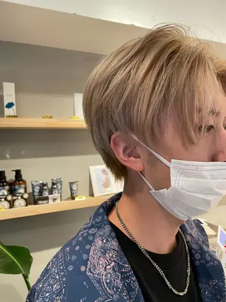 カラー メンズ hazuki 🌝のヘアスタイル