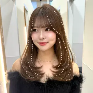 ミディアム ️🫧レイヤーカット 銀座/れいか️️🫧のヘアスタイル