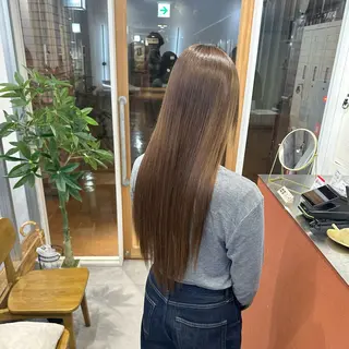 ロング リキ/髪質改善 /縮毛矯正🫧のヘアスタイル