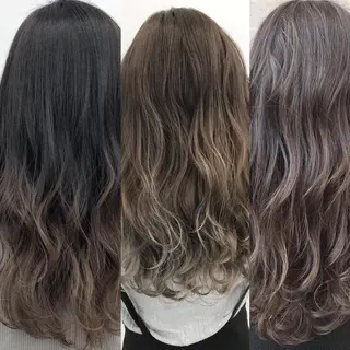 セミロング カラー ヘアアレンジ 【公式】amble luxe池袋東口🩷のヘアスタイル