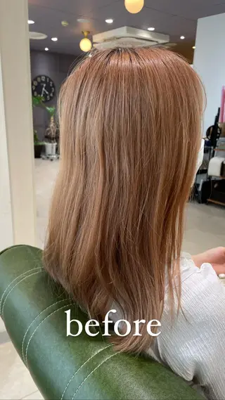 ミディアム カラー 過去一の柔髪ヘア 🌿einshairのヘアスタイル